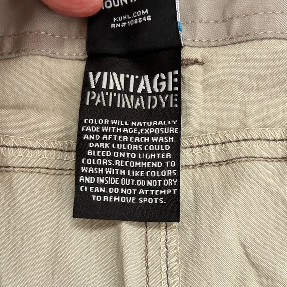 Kuhl Men’s AMBUSH™ CARGO SHORT Color Khaki Style 5149 Sz 38 X 10" Inseam - Picture 5 of 6